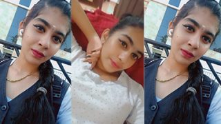 Horny Mallu Girl Pressing Boobs Her Showing Nude
